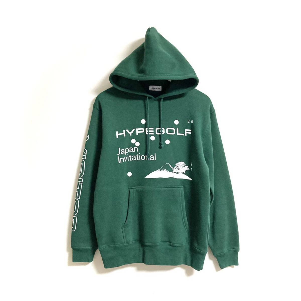 美品 1度着用のみ◇HYPEGOLF◇スウェットパーカー グリーン ハイプ 
