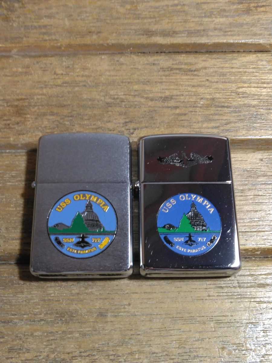 未使用 ビンテージ USS OLYMPIA 1984年 1992年 Zippo ジッポー