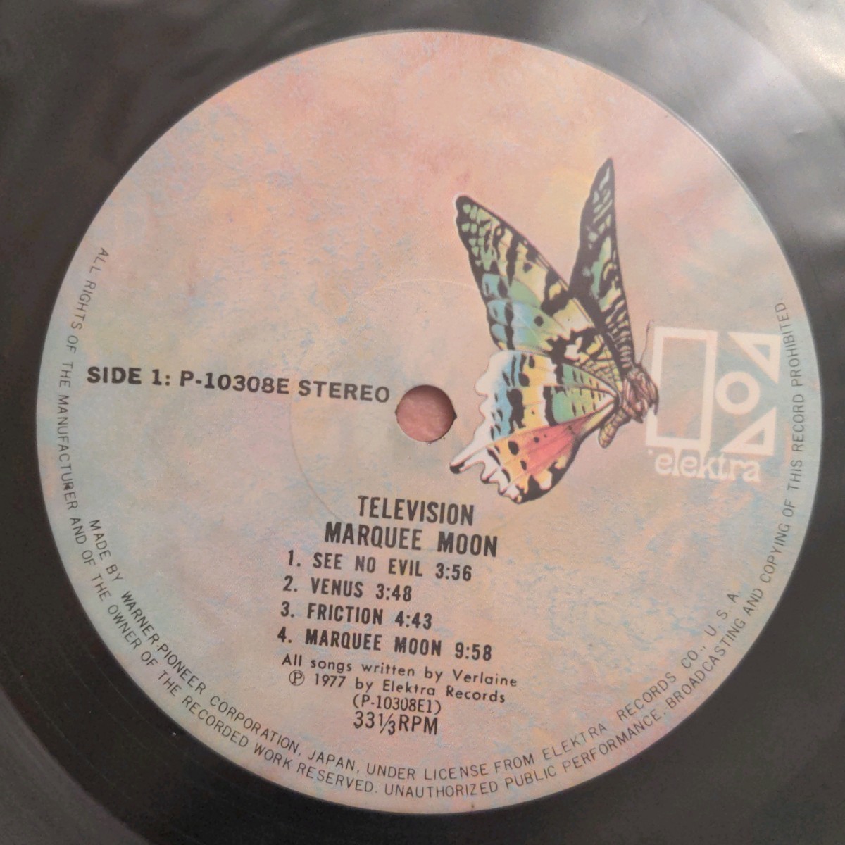 LP 帯付 テレヴィジョン マーキー ムーン TELEVISION MARQUEE MOON
