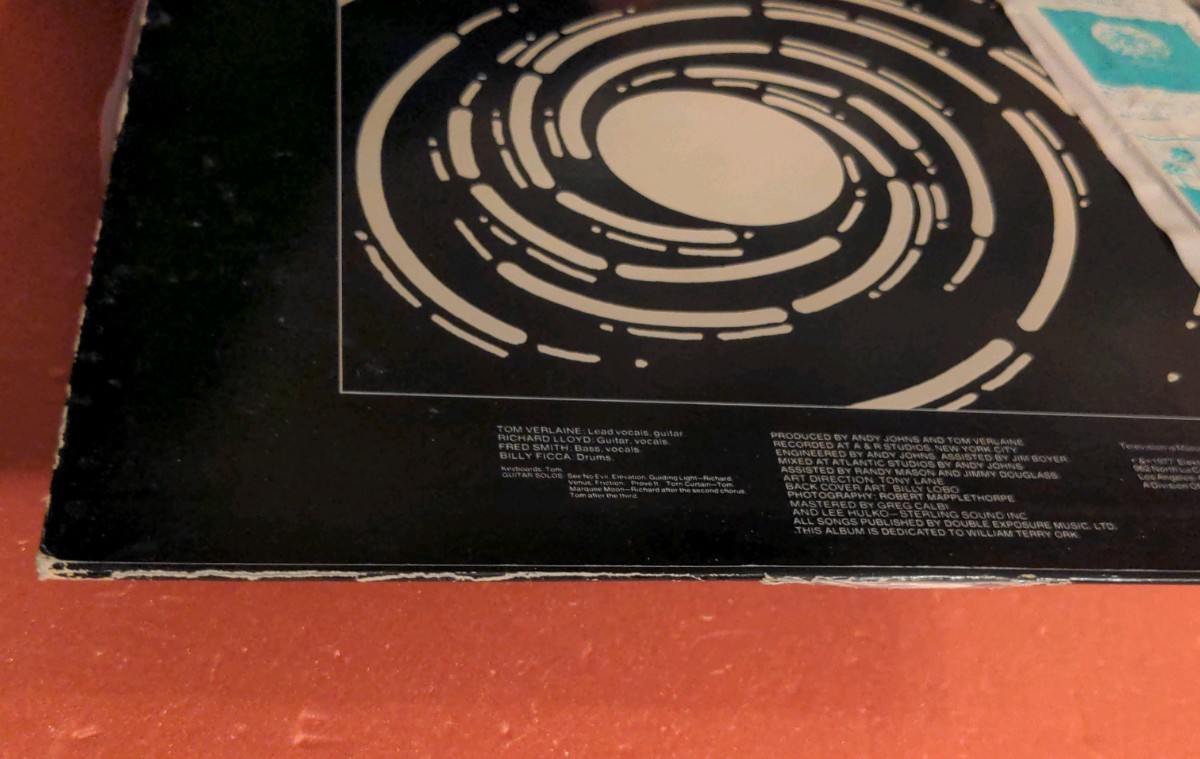 LP 帯付 テレヴィジョン マーキー ムーン TELEVISION MARQUEE MOON