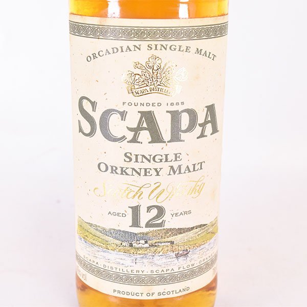 スキャパ 12年 700ml 旧ボトル サントリー正規品 40%｜Yahoo!フリマ