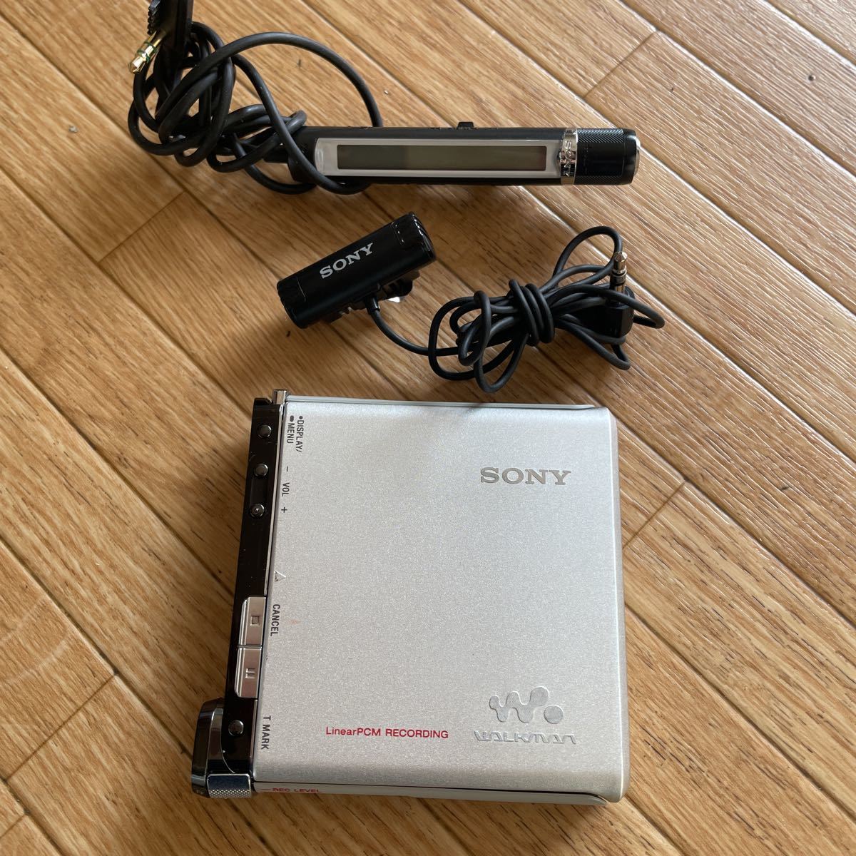 1円 SONY MZ-RH1 Hi-MD ウォークマン ポータブルMDプレーヤー 通電確認