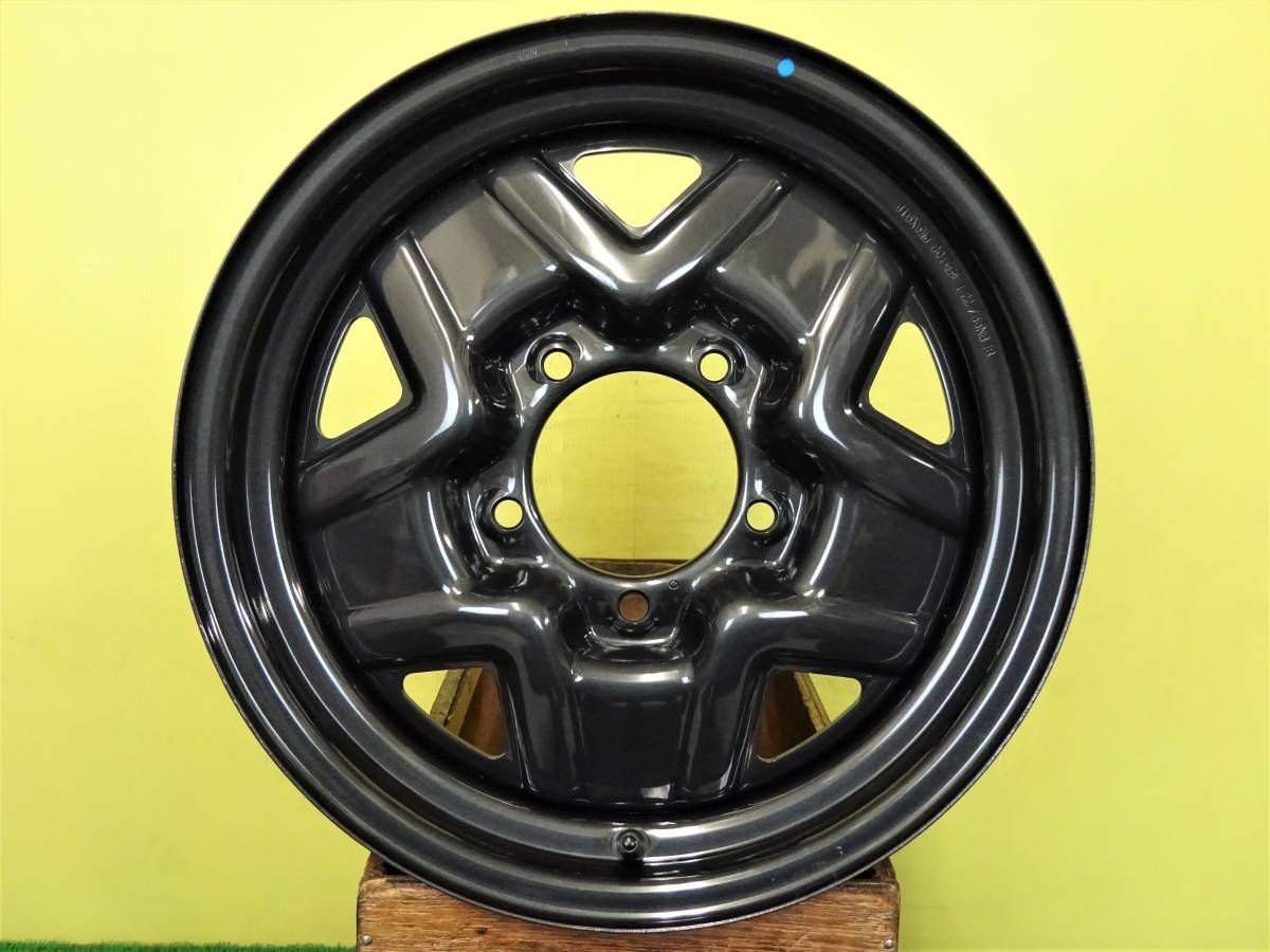 H2007 中古 4本 スズキ ジムニー 純正 スチール 16 x 5.5J +22 5H 139.7