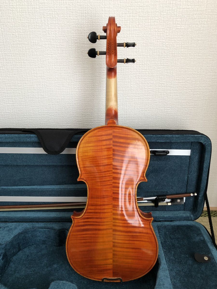 Anton Prell ドイツ製 工房製 4/4サイズ バイオリン ヴァイオリン 虎杢 