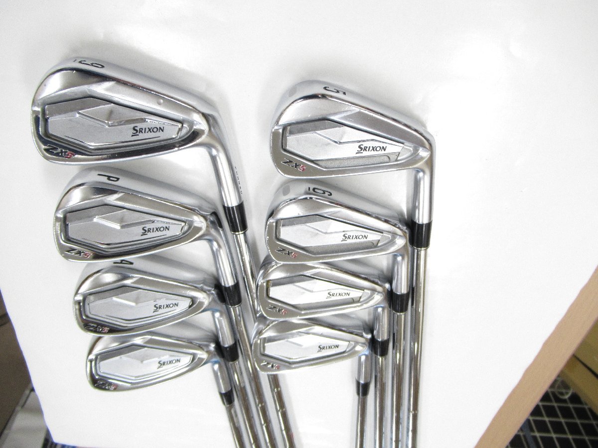 中古◆スリクソン　ＺＸ５　#5～SW　8本セット◆N.S.PRO　MODUS3　モーダス　TOUR105　D.S.T.(S)