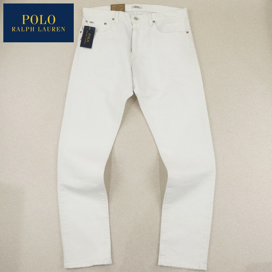 定価￥20，900 新品訳あり POLO RALPH LAUREN ラルフローレン SULLIVAN SLIM ストレッチスリム デニムパンツ ジーンズ ホワイト W34×L32