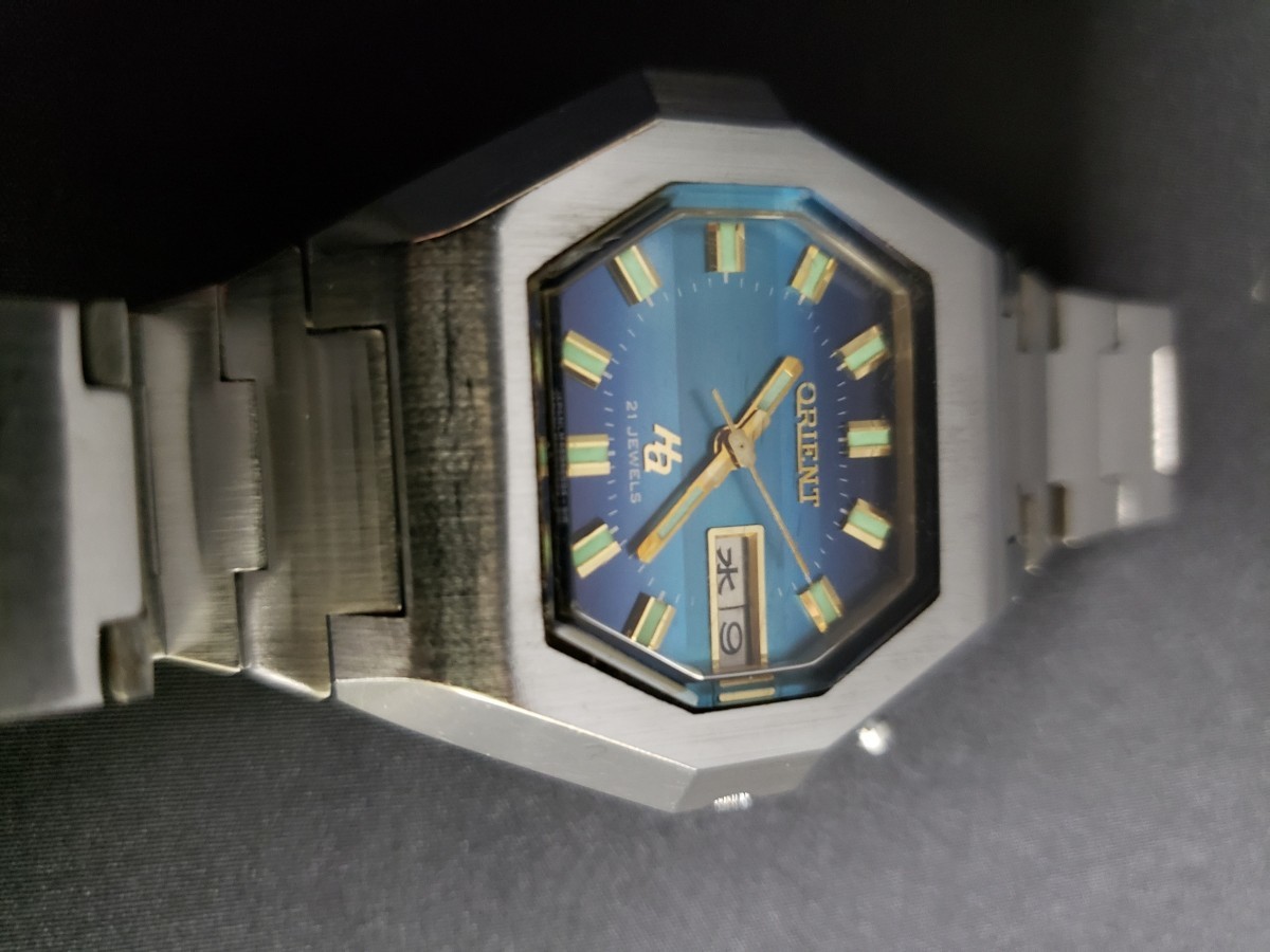 1970年代 ハイエース ORIENT 自動巻き時計 オリエント 21JEWELS 希少 