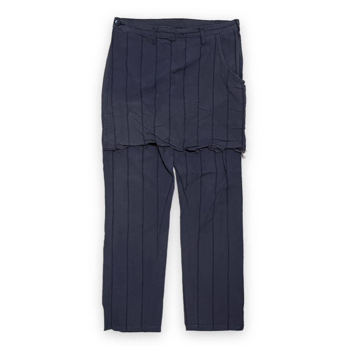 希少 2006ss SIVA デザインスラックス 辻輝彦　最初期 C.L.T D.W STRIPE PANT M julius レア シヴァ パープル アーカイブ