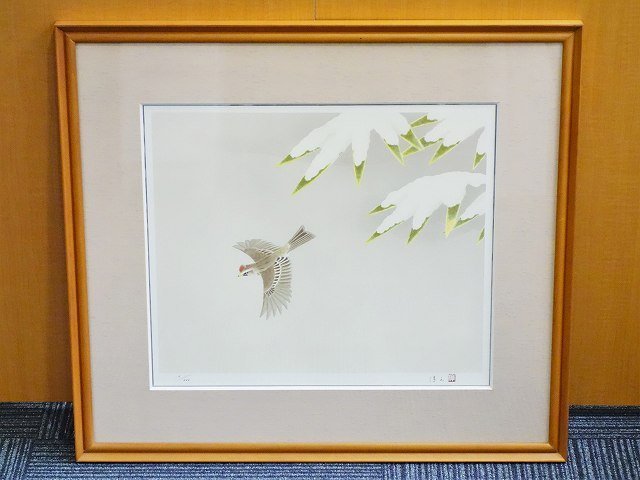 キャロル・コレット 「MOANALUA GARDEN 」 銅版画＋手彩色 直筆サイン