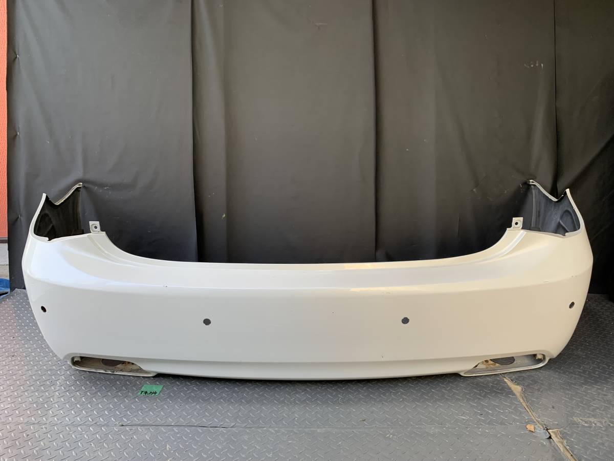 GRS200 GRS201 GRS202 GRS203 200系 クラウン リア リヤ 後部 バンパー 白パール 52159-30380 トヨタ純正