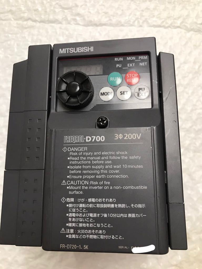 ド　インバーター　新品　値下げ交渉不可 三菱電機 MITSUBISHI インバーター FR-D720-1.5K動作保証 2/3 【公式通販】