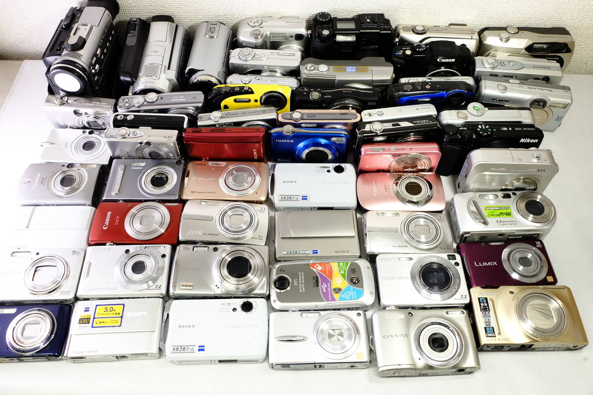 【新作入荷，新品】 ジャンク SONY ソニー Cyber-shot / Canon キャノン IXY 他 コンパクトデジタルカメラ / ビデオカメラ 55台まとめ D10D(ソニー)｜売買されたオークション情報、yahooの商品情報をアーカイブ公開 - オー ソニー