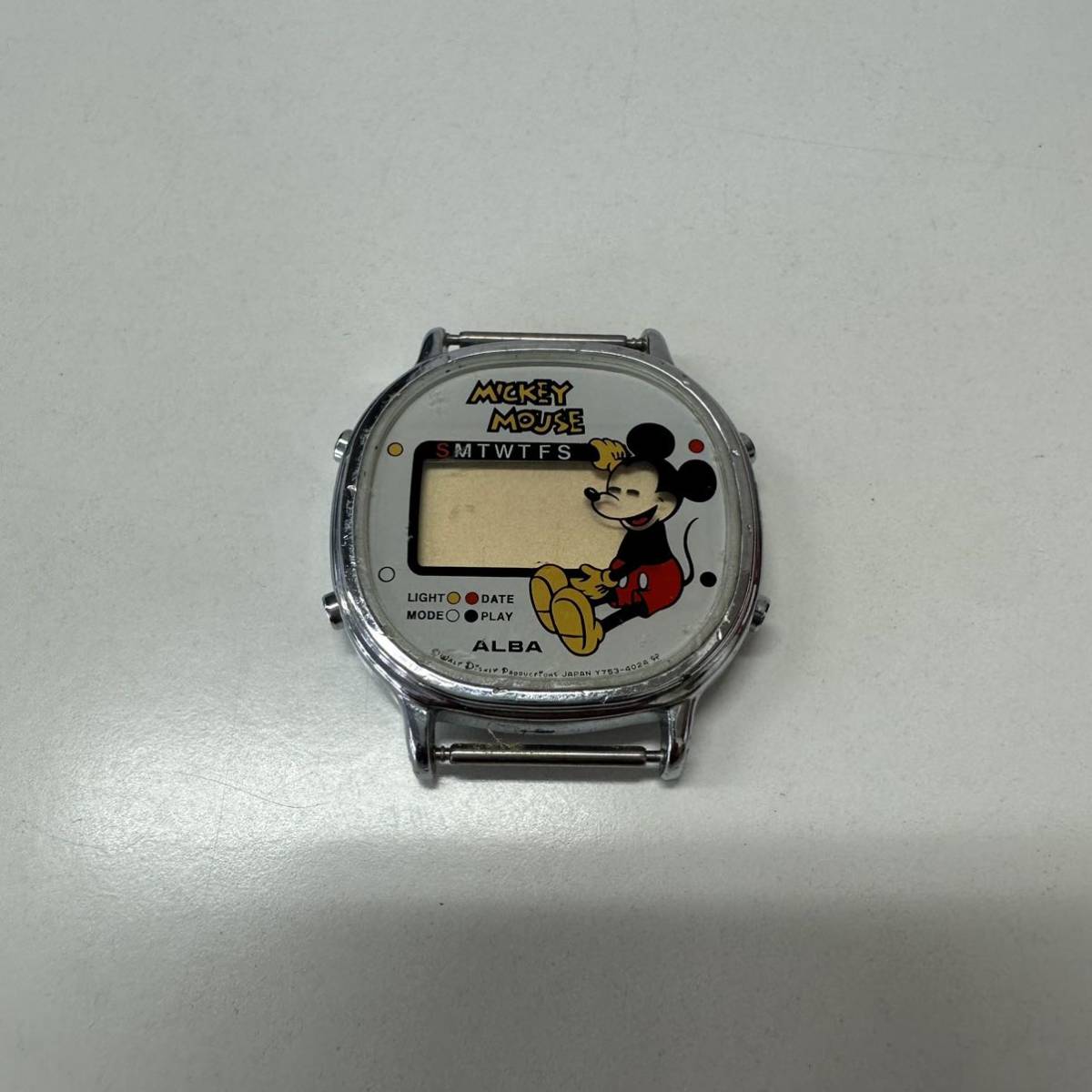 【TF0421】ALBA アルバ 腕時計 Y753-4030 ミッキーマウス Y753-402A ディズニー コラボ グッズ メンズ レディース 動作未確認