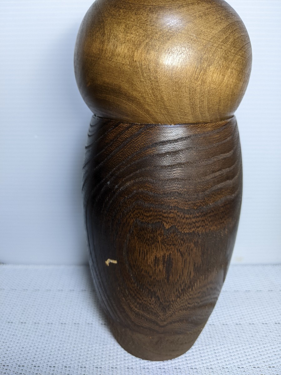 ①渡辺正雄 彩秋 約24cm 創作こけし 伝統工芸 内閣総理大臣賞受賞