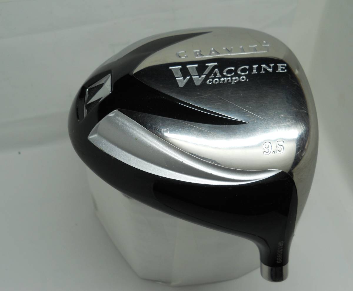 グラビティー WACCINE compoシルバー 9.5° ヘッドのみ