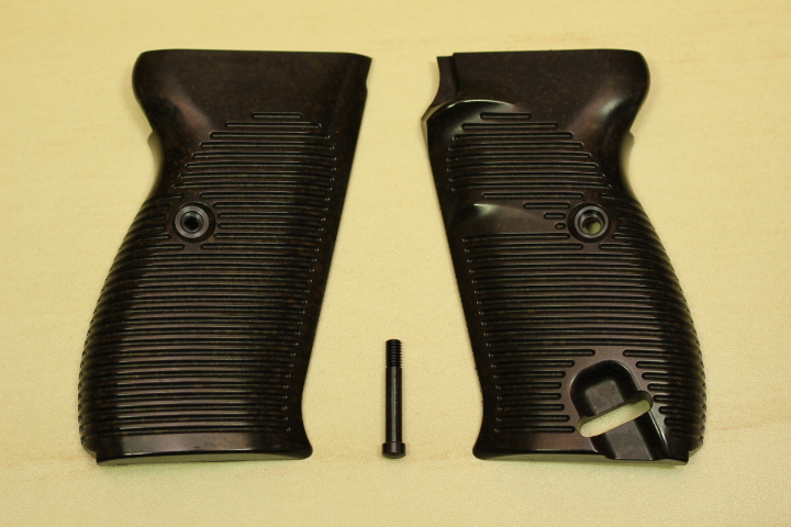 未使用に近い 純正グリップ グリップスクリューセット付 マルゼン ワルサー P38 ガスブローバック ルパン三世