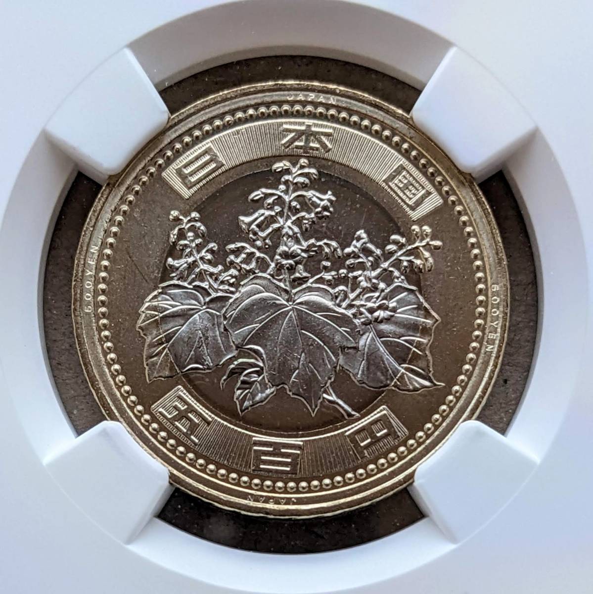 初期発行 新500円硬貨 バイカラークラッド貨幣 令和3年 NGC MS64