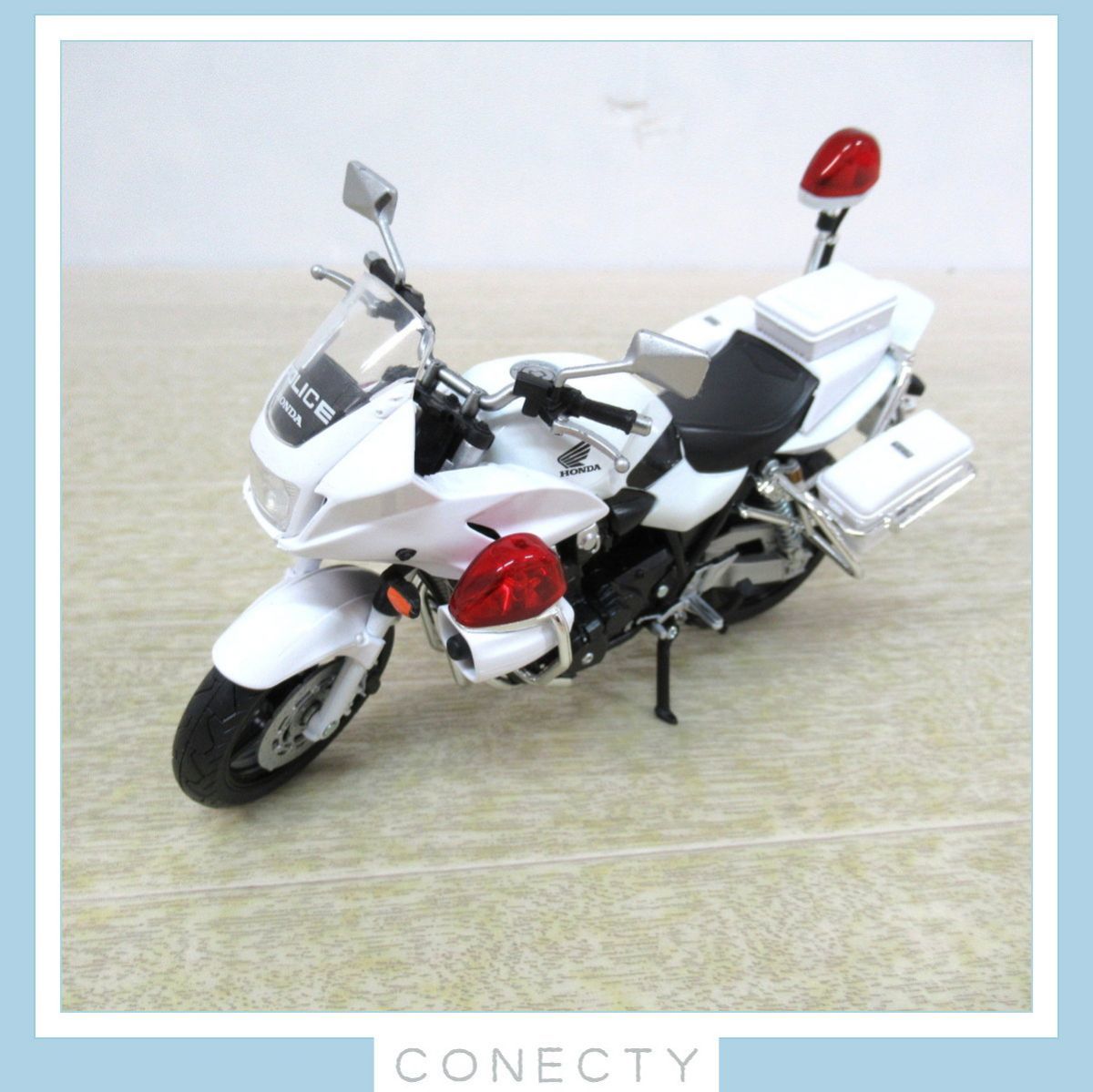 アオシマ 1/12 完成品バイクシリーズ 白バイ ホンダ CB1300P 神奈川