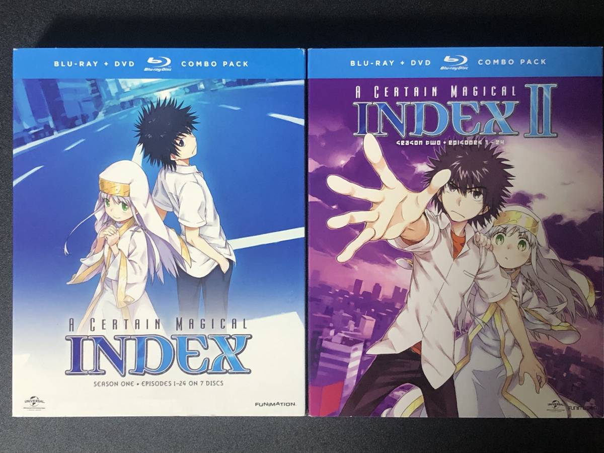 とある魔術の禁書目録 1期+2期セット BD+DVD 北米