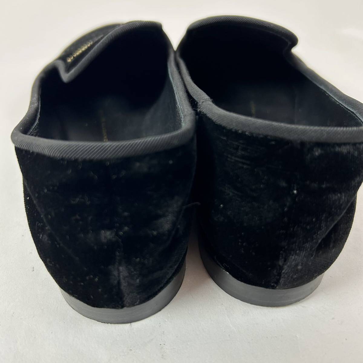 w164 GIUSEPPE ZANOTTI ジュゼッペザノッティ ベロア ローファー 