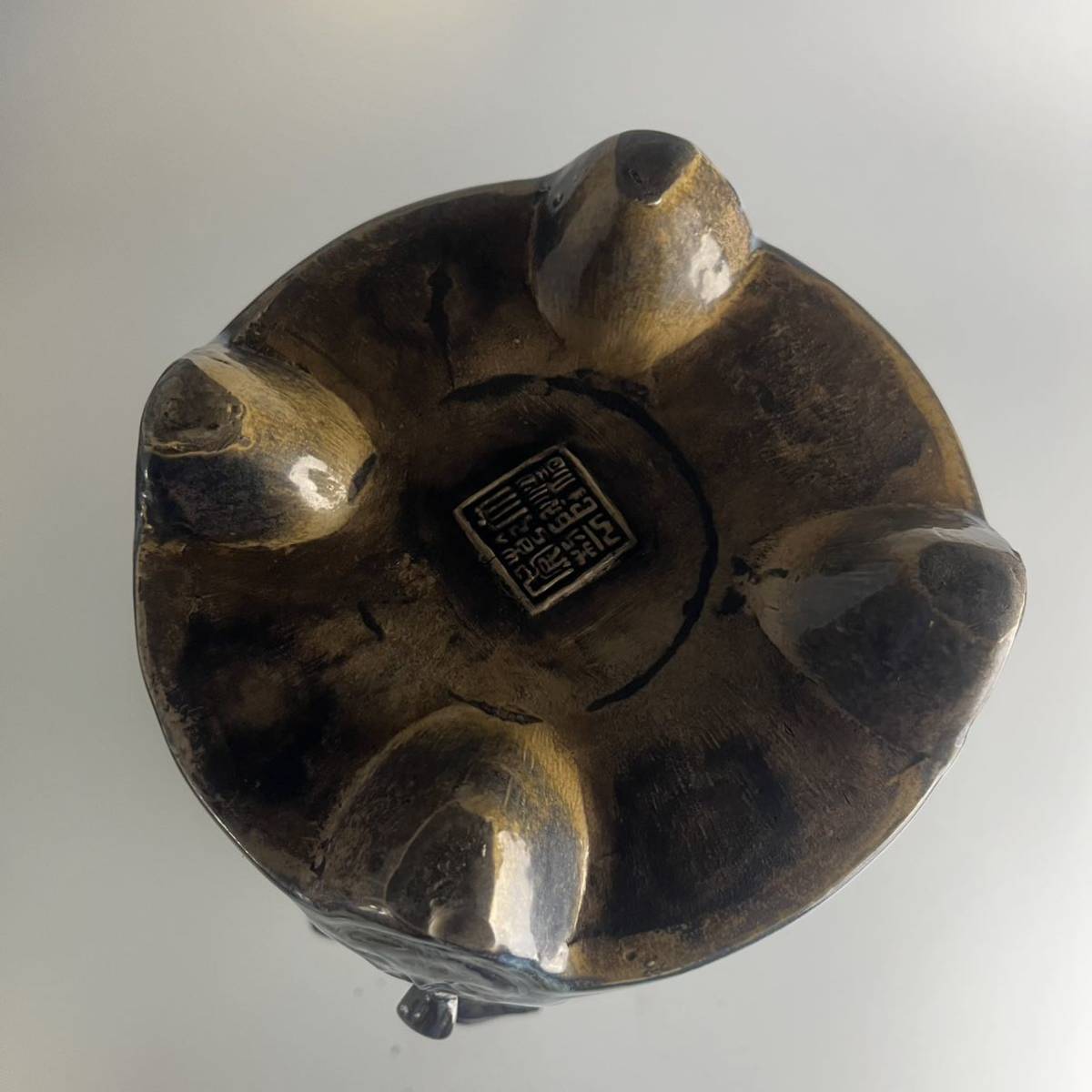 中国古玩 花瓶 中国美術 鈞窯 藍釉 花生 飾壺 古美術品 炉鈞釉 海鼠釉 