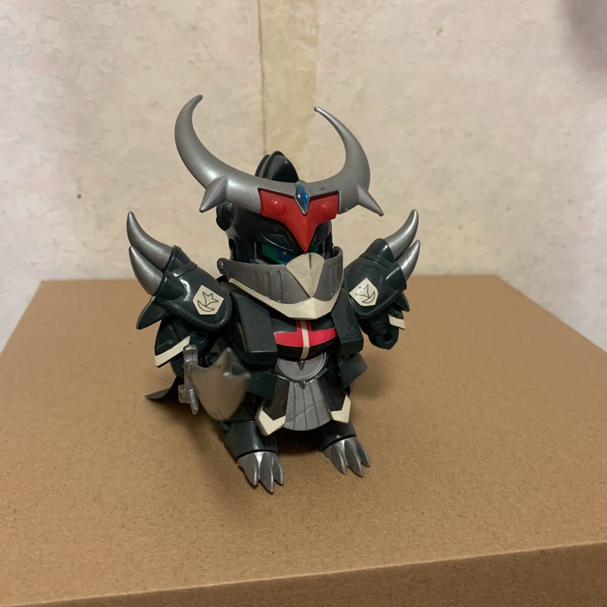 元祖SDガンダム ガンプラ 闇騎士ガンダムマークⅡ 当時物 経年による