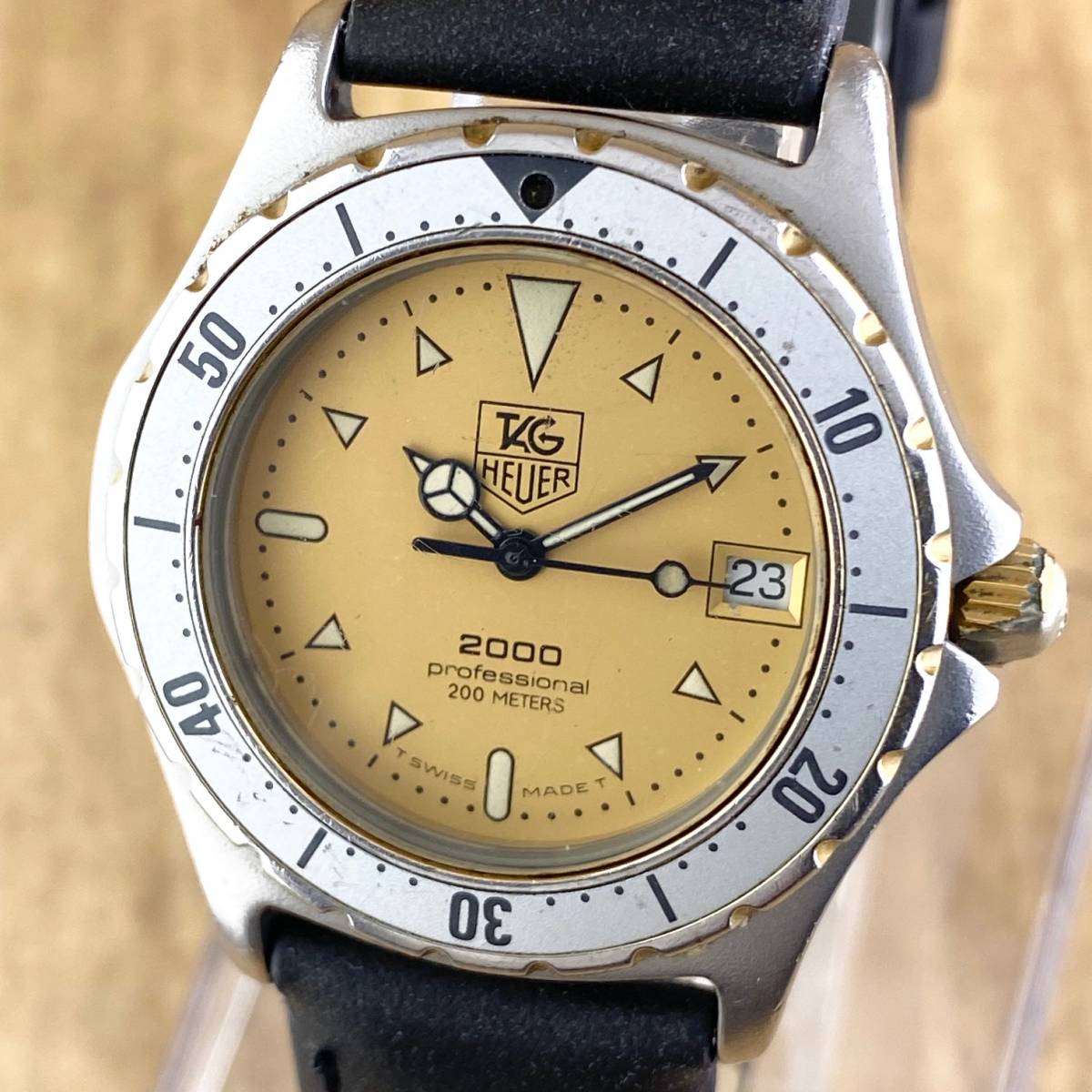 1円〜】TAG HEUER タグ ホイヤー 腕時計 メンズ 2000シリーズ 974.013 