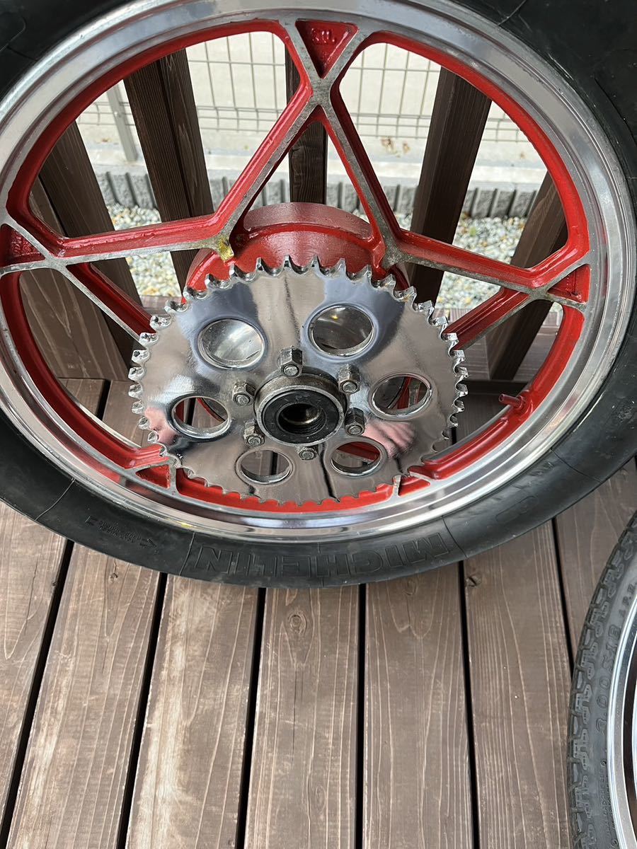 gs400 gsx400e gsx250e GT380 ザリ ゴキ 中古 星型キャスターホイル