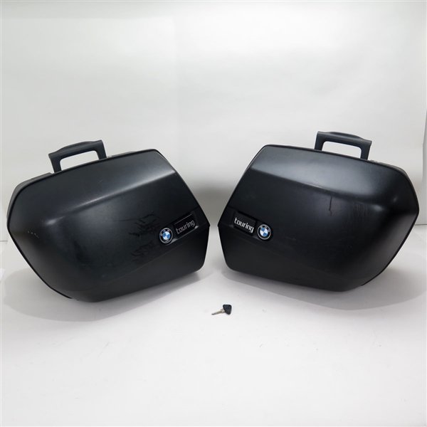 【送料無料，人気】 ♪BMW/R1100RS 純正 左右 サイドパニアケース(B0417A18)ABS