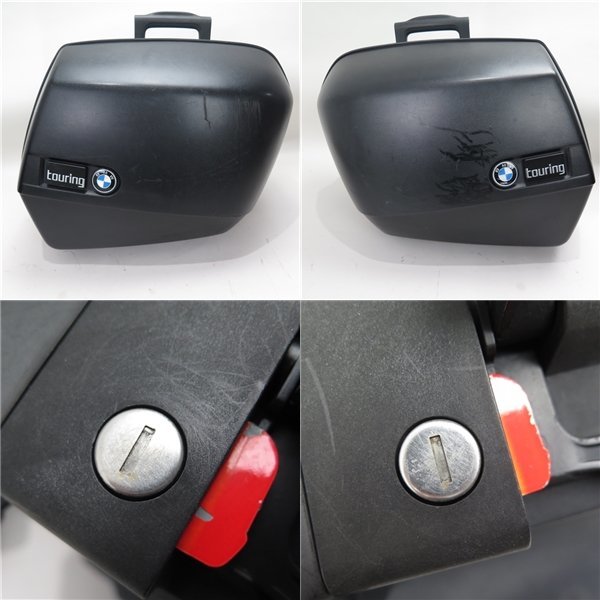 【送料無料，人気】 ♪BMW/R1100RS 純正 左右 サイドパニアケース(B0417A18)ABS