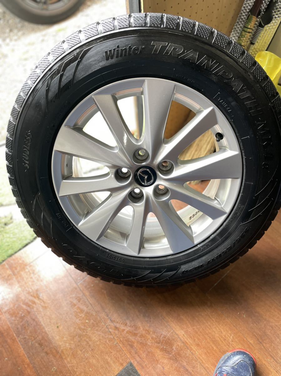 cx－5スタッドレスタイヤ、純正ホイルセット