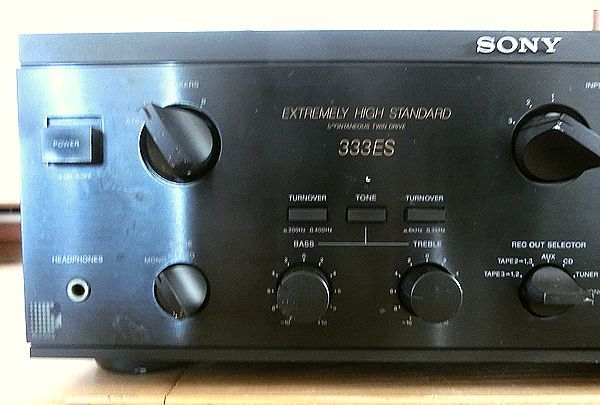 ソニー プリメインアンプ SONY TA-F333ESX - 音出しok メルカリ 通電