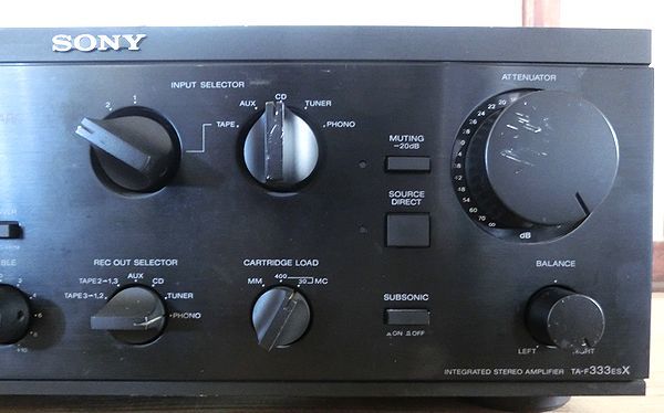 ソニー プリメインアンプ SONY TA-F333ESX - 音出しok メルカリ 通電