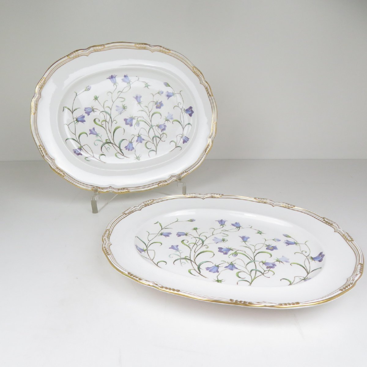 2点まとめ】英国 SPODE スポード カンパニュラ CAMPANULA 38cm×30cm 