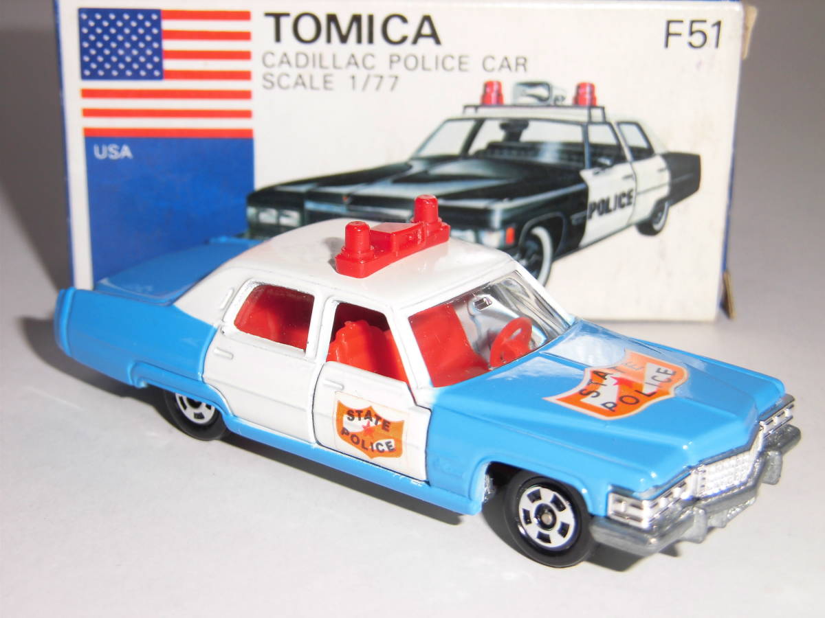 トミカ F51-1-4 キャデラックフリートウッドポリスカー:CADILLAC