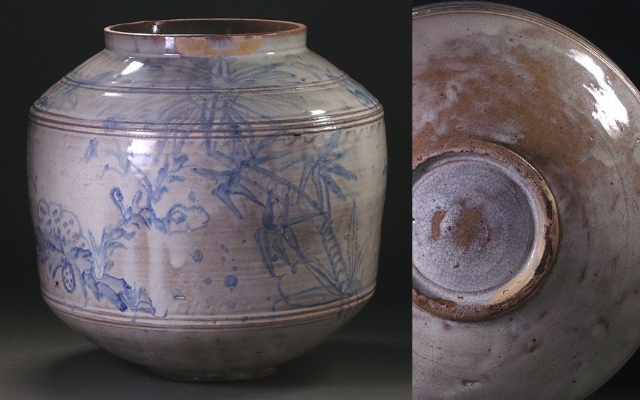 李朝 | 高さ約52cm 文化遺産オンライン 白磁劃花花弁文小