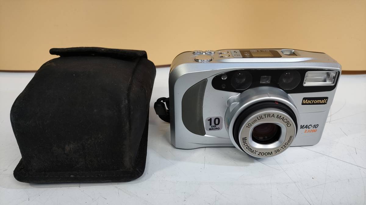 【動作良好】GOKO フィルムカメラ MacromaX MAC-10 Z3200 GOKO MACROMAX MAC-10 Z3200 コンパクトフィルムカメラ 通電確認のみ