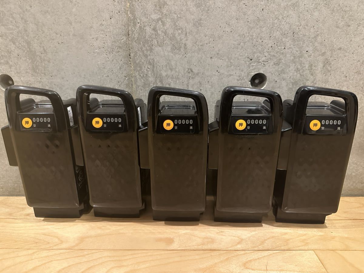 パナソニック　電動自転車用バッテリー　12AH×5個　ジャンク品