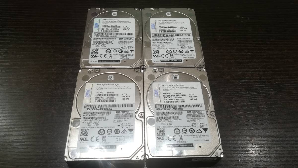 6個セット/SAS/HDD】HGST HUC101212CSS600 [1.2TB(1200GB) SAS]2.5