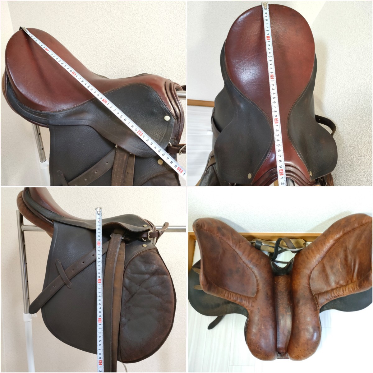Zilco/乗馬用鞍/ステンレス製鐙と鐙革付き/総合鞍/馬場鞍/馬術/馬具