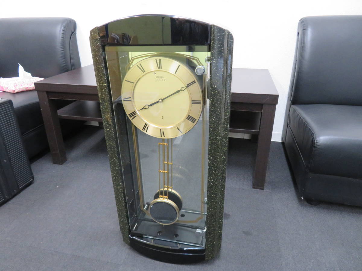 セイコー　エンブレム　掛け時計　HS355N　高級　Seiko　Emblem