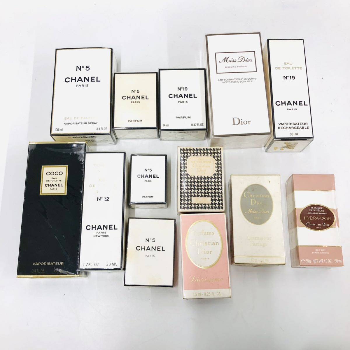 『未開封▲CHANEL▲Dior▲』KA-35 シャネル ディオール ココ No.5 No.19 ミスディオール 香水 まとめ パルファム フレグランス