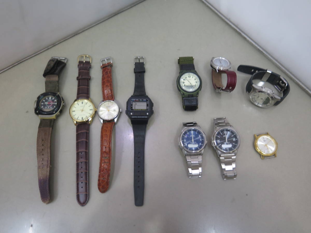 1円～△☆CASIO カシオ 腕時計 いろいろまとめて 計10点①