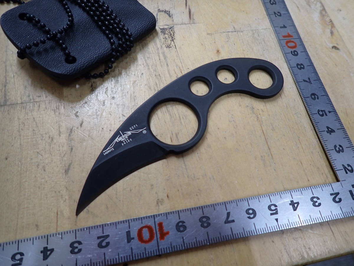 X27B』EMERSON エマーソン ネックナイフ カランビット シースナイフ  