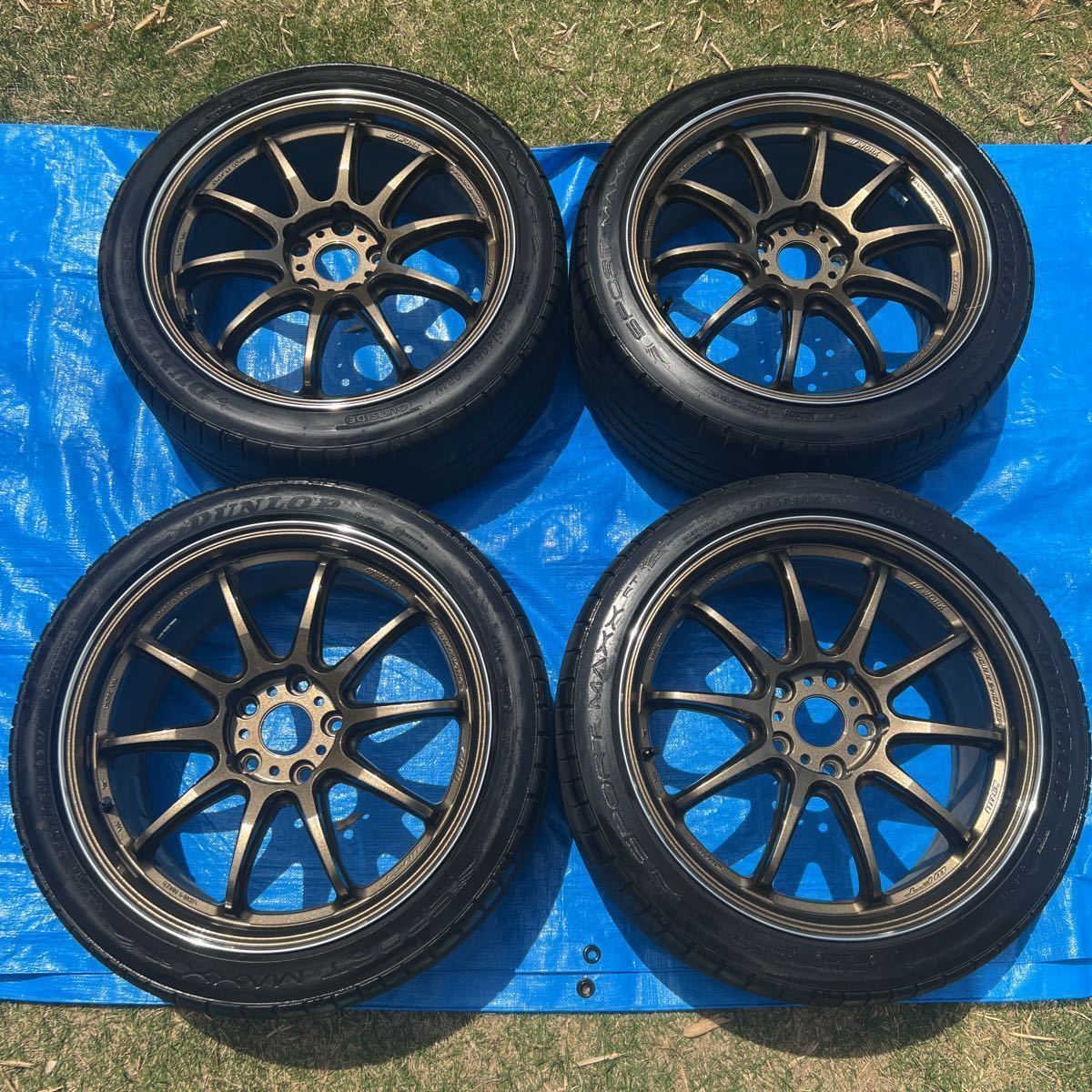WORK EMOTION ZR10 18インチ タイヤ4本セット タイヤ／ホイール4本
