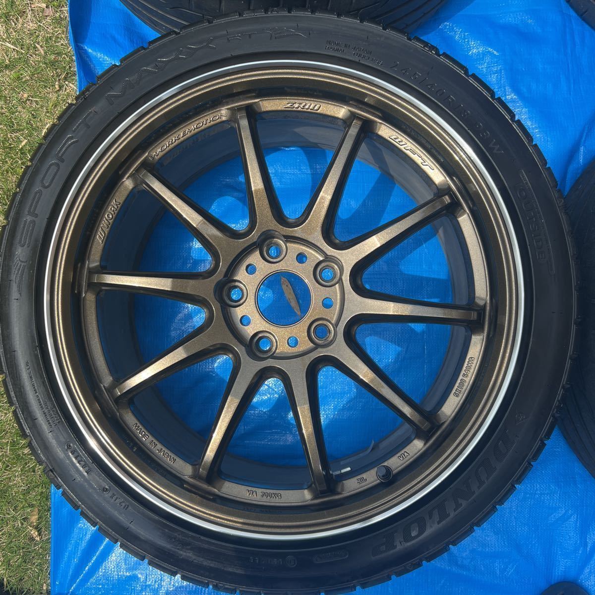 WORK EMOTION ZR10 18インチ タイヤ4本セット 【公式通販】