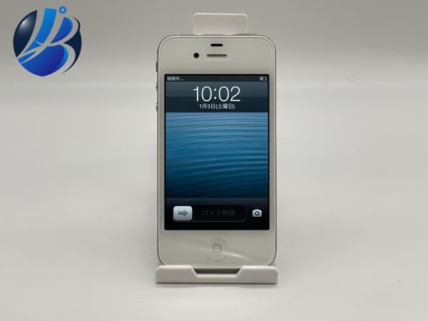 【本体美品】☆Apple iphone4s A1387☆iOS6/判定－/動作確認済/ホワイト/16GB/完動品/初期化済/アップル/中古/＃S1382