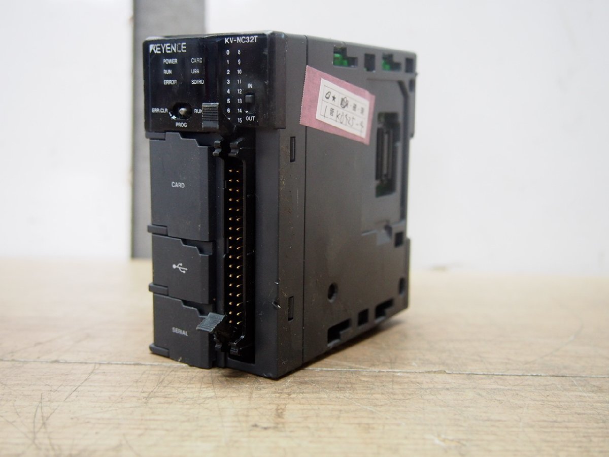 ☆【1K0425-4】 KEYENCE キーエンス シーケンサ KV-NC32T 現状品