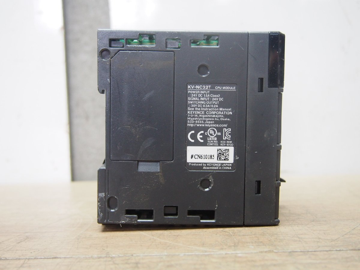 ☆【1K0425-4】 KEYENCE キーエンス シーケンサ KV-NC32T 現状品