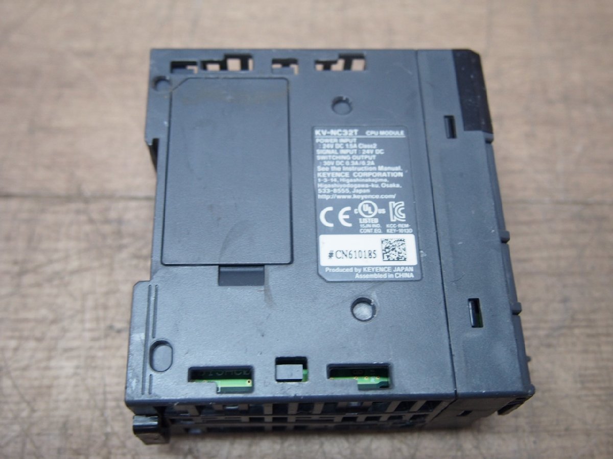 ☆【1K0425-4】 KEYENCE キーエンス シーケンサ KV-NC32T 現状品